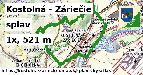 Kostolná - Záriečie Splav  