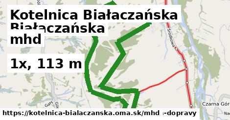 Kotelnica Białaczańska Doprava  