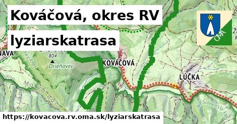 Kováčová, okres RV Lyžiarske trasy  