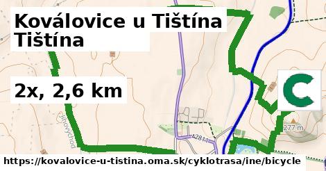 Koválovice u Tištína Cyklotrasy iná bicycle