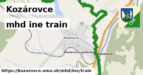 Kozárovce Doprava iná train