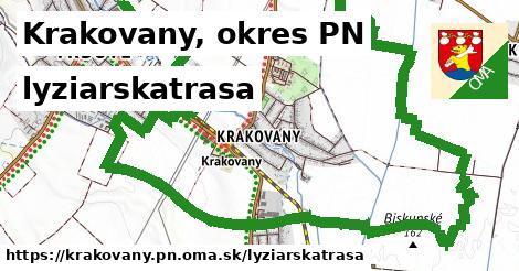 Krakovany, okres PN Lyžiarske trasy  