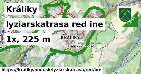 Králiky Lyžiarske trasy červená iná