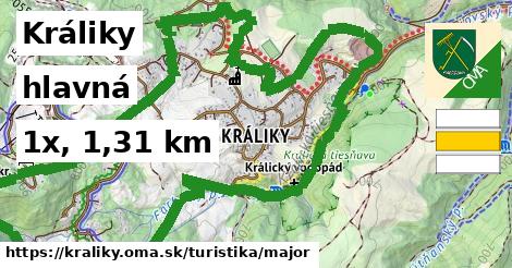 Králiky Turistické trasy hlavná 