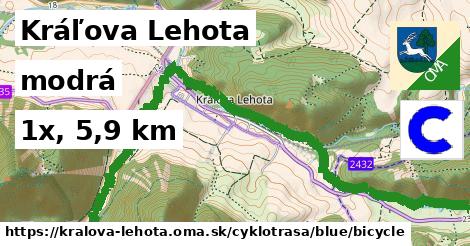 Kráľova Lehota Cyklotrasy modrá bicycle