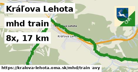 Kráľova Lehota Doprava train 