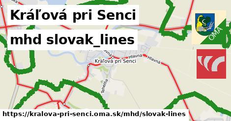 Kráľová pri Senci Doprava slovak-lines 