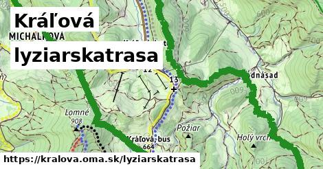 Kráľová Lyžiarske trasy  