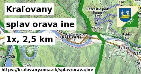 Kraľovany Splav orava iná