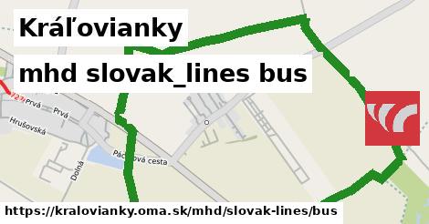 Kráľovianky Doprava slovak-lines bus