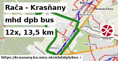 Rača - Krasňany Doprava dpb bus