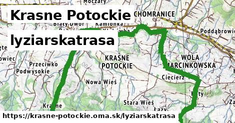Krasne Potockie Lyžiarske trasy  