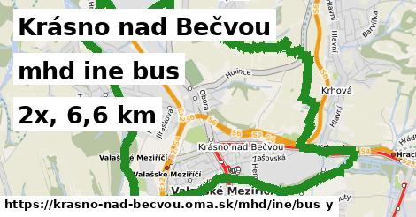 Krásno nad Bečvou Doprava iná bus