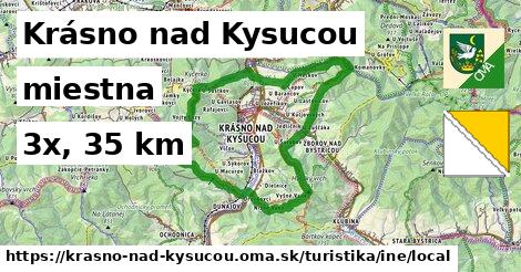 Krásno nad Kysucou Turistické trasy iná miestna