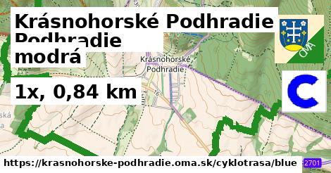 Krásnohorské Podhradie Cyklotrasy modrá 