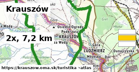 Krauszów Turistické trasy  