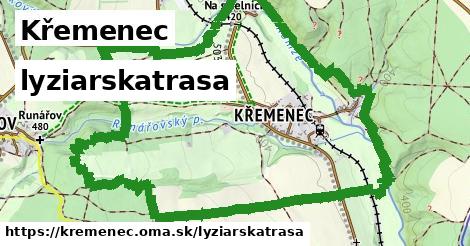 Křemenec Lyžiarske trasy  