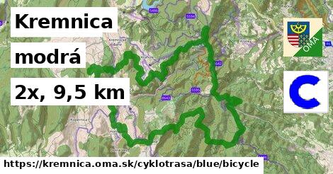 Kremnica Cyklotrasy modrá bicycle