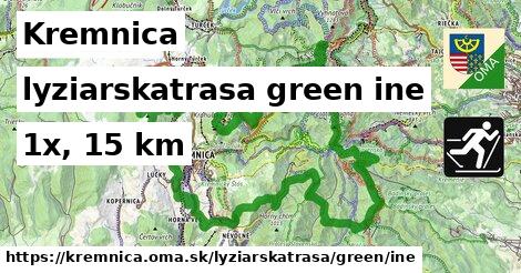 Kremnica Lyžiarske trasy zelená iná