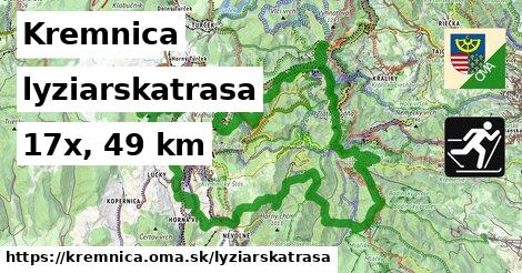 Kremnica Lyžiarske trasy  