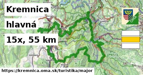 Kremnica Turistické trasy hlavná 