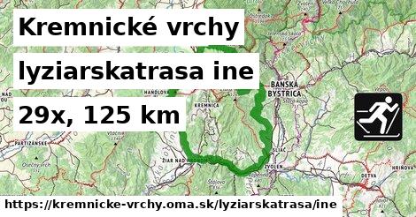 Kremnické vrchy Lyžiarske trasy iná 