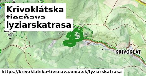 Krivoklátska tiesňava Lyžiarske trasy  