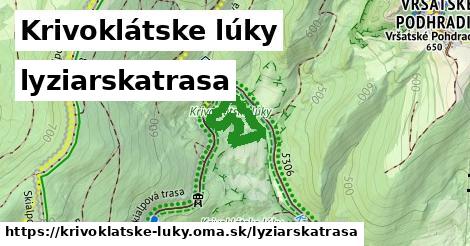 Krivoklátske lúky Lyžiarske trasy  