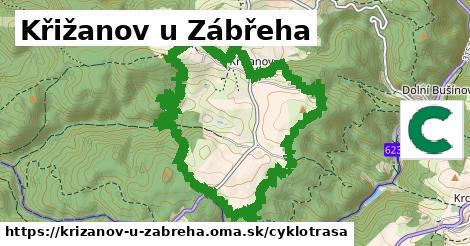 Křižanov u Zábřeha Cyklotrasy  
