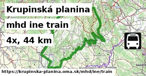 Krupinská planina Doprava iná train