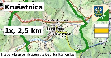 Krušetnica Turistické trasy  