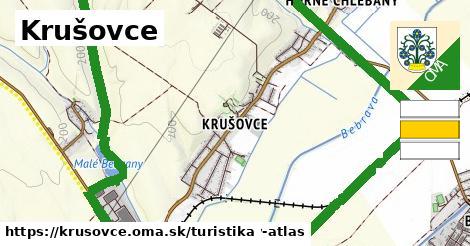 Krušovce Turistické trasy  