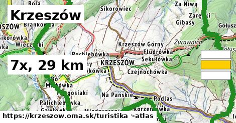 Krzeszów Turistické trasy  