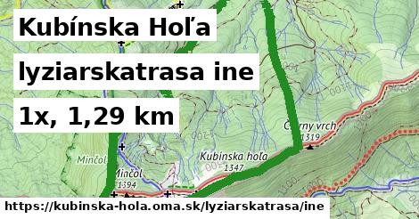 Kubínska Hoľa Lyžiarske trasy iná 