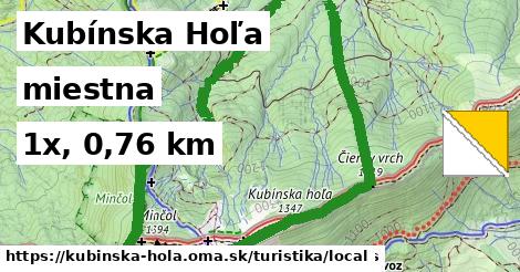 Kubínska Hoľa Turistické trasy miestna 