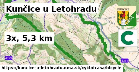 Kunčice u Letohradu Cyklotrasy bicycle 