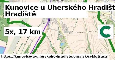 Kunovice u Uherského Hradiště Cyklotrasy  