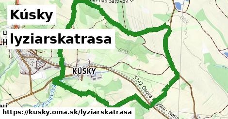 Kúsky Lyžiarske trasy  
