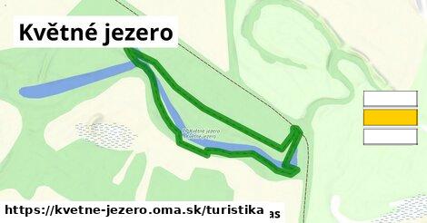 Květné jezero Turistické trasy  