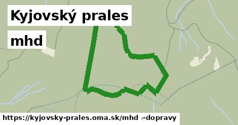 Kyjovský prales Doprava  