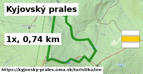 Kyjovský prales Turistické trasy iná 