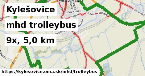 Kylešovice Doprava trolleybus 