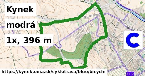 Kynek Cyklotrasy modrá bicycle