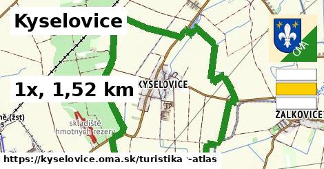 Kyselovice Turistické trasy  