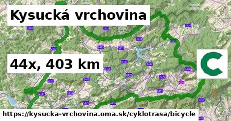 Kysucká vrchovina Cyklotrasy bicycle 