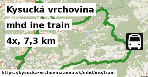 Kysucká vrchovina Doprava iná train