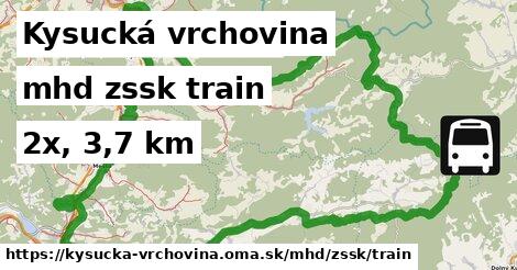 Kysucká vrchovina Doprava zssk train