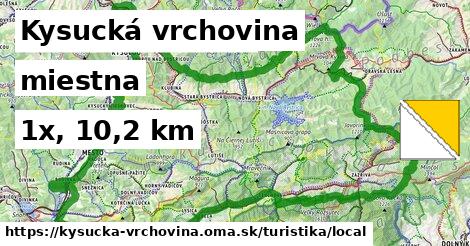 Kysucká vrchovina Turistické trasy miestna 