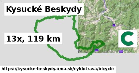 Kysucké Beskydy Cyklotrasy bicycle 