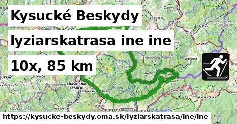 Kysucké Beskydy Lyžiarske trasy iná iná